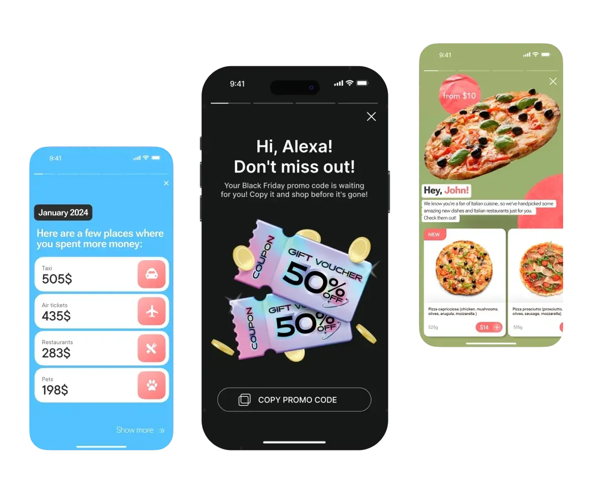 PERSONALIZED IN-APP CAMPAIGNS